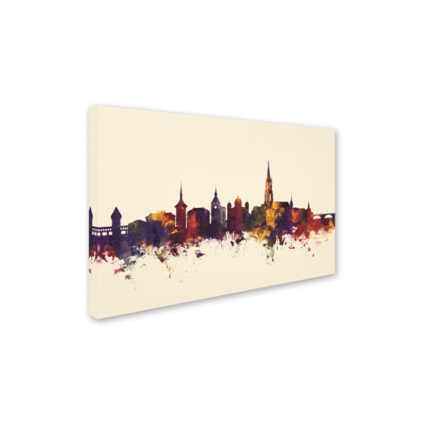 Michael Tompsett 'Bern Switzerland Skyline IV' Canvas Art,30x47